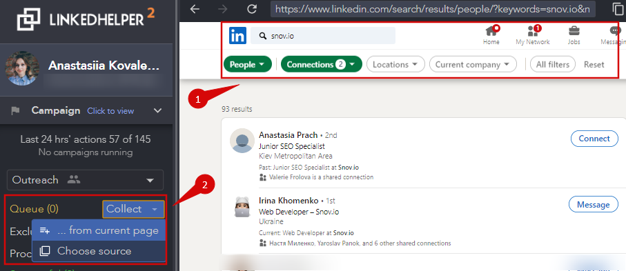 LinkedRadar