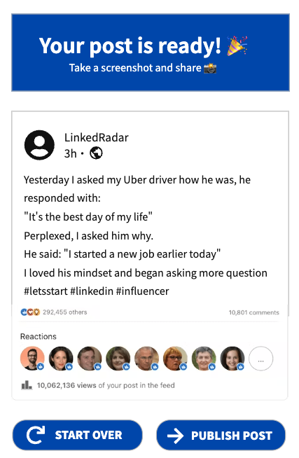 LinkedIn Post Generator
