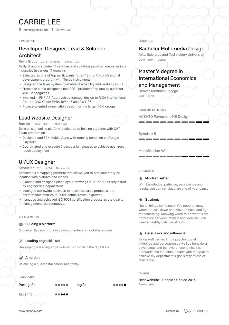 Engineering template